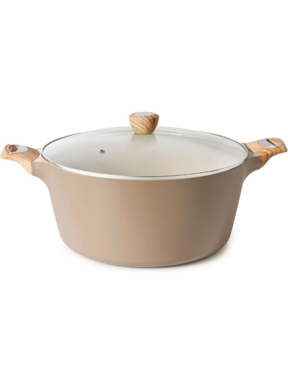 11 QT Ceramic Nonstick Stock Pot with Lid - Versatile Pasta & Cooking Pot